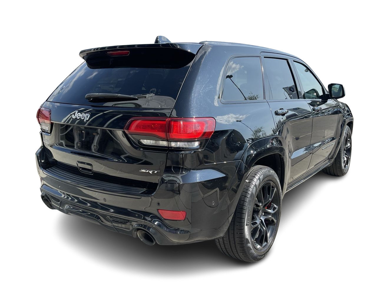 Used 2017 Diamond Black Crystal Pearl Jeep SRT image 10