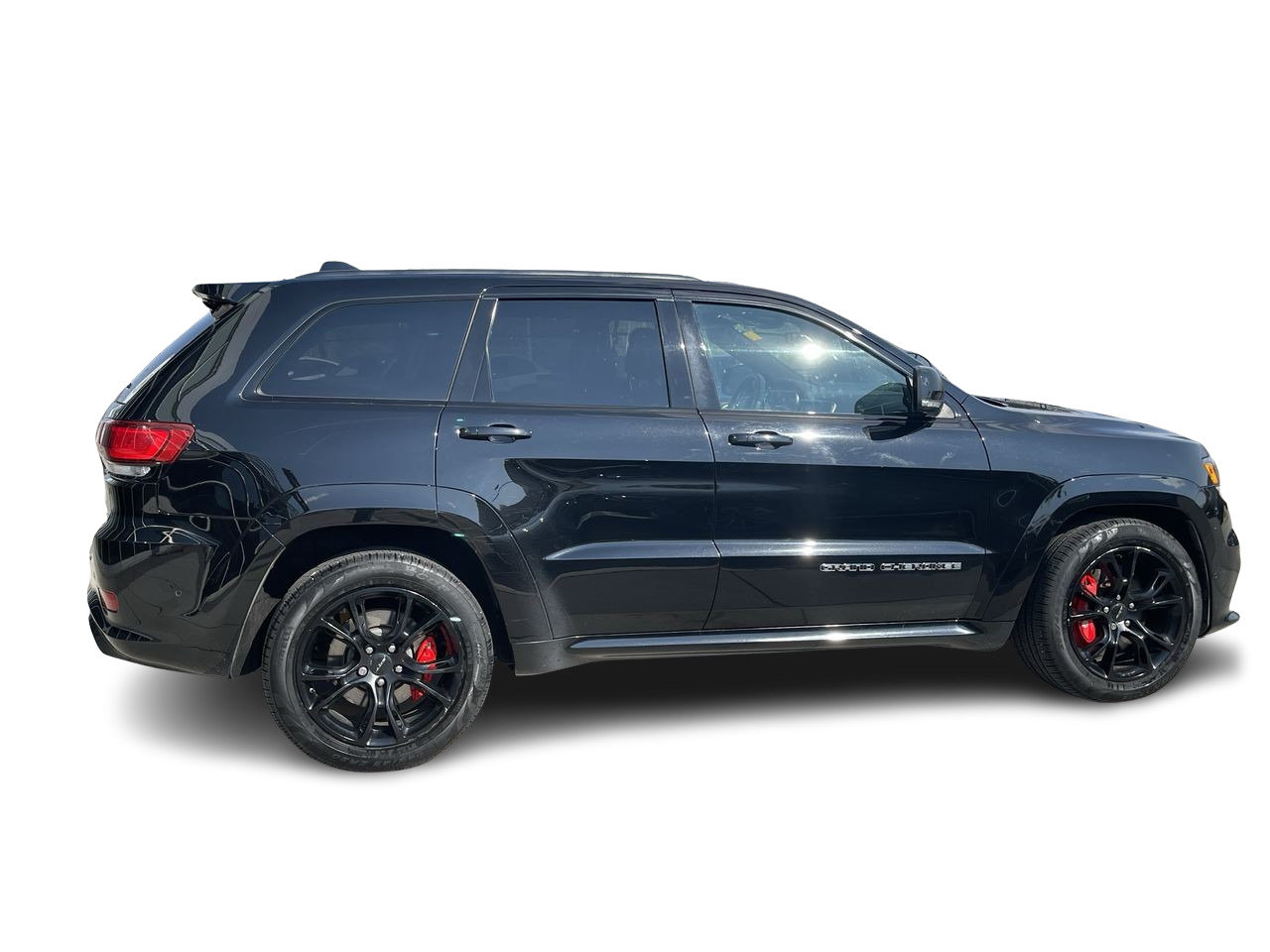 Used 2017 Diamond Black Crystal Pearl Jeep SRT image 13