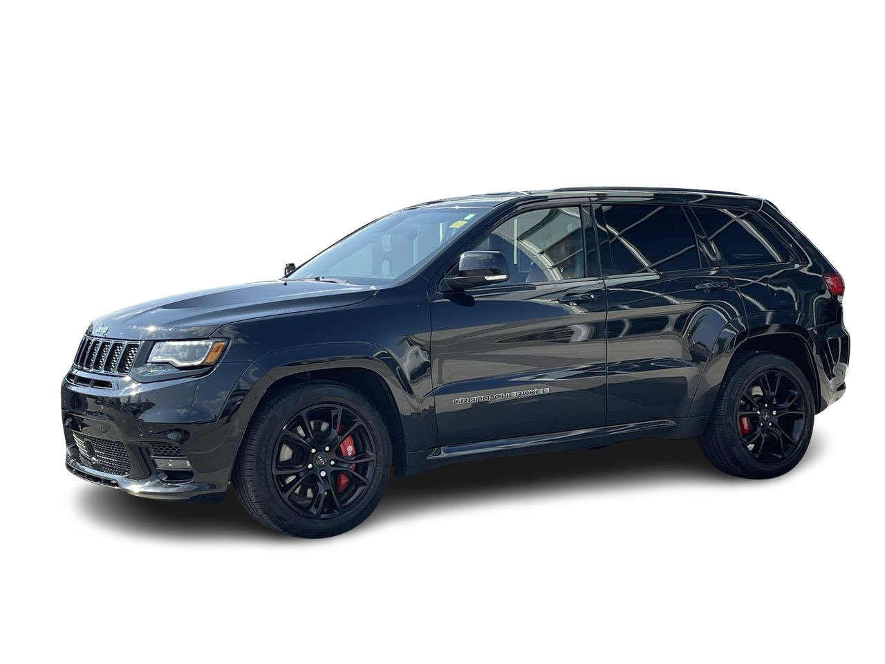 Used 2017 Diamond Black Crystal Pearl Jeep SRT image 4