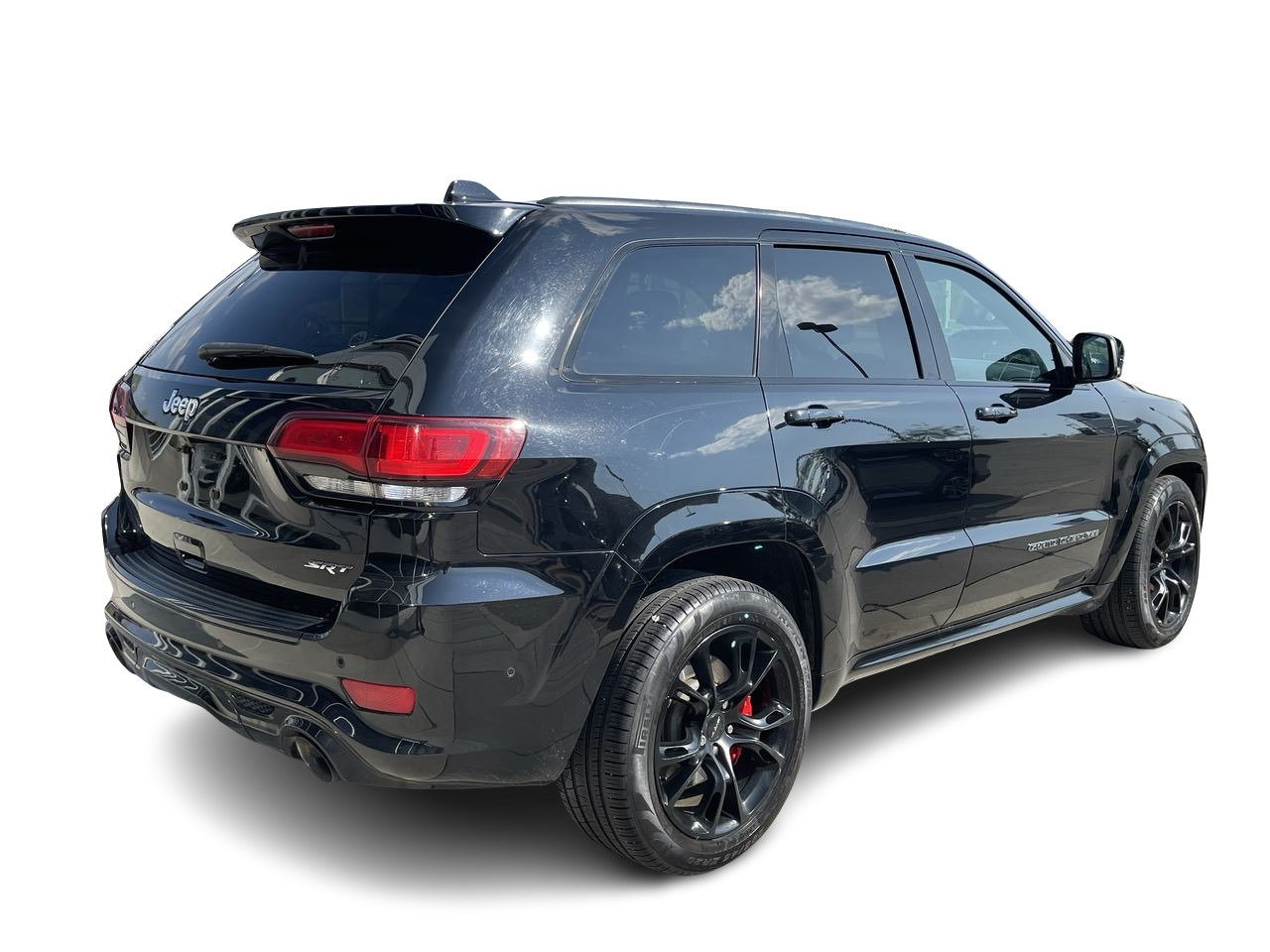 Used 2017 Diamond Black Crystal Pearl Jeep SRT image 11
