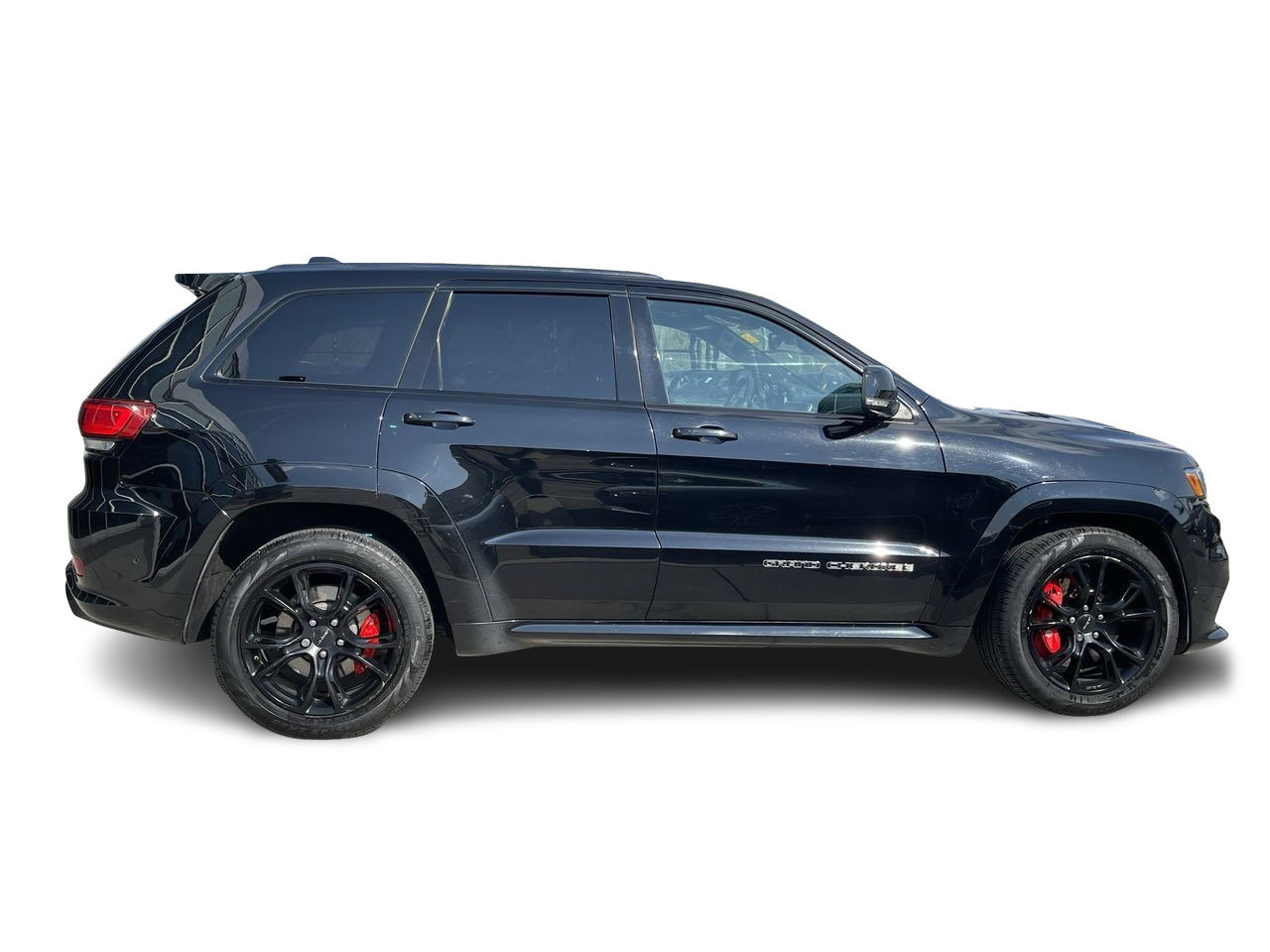 Used 2017 Diamond Black Crystal Pearl Jeep SRT image 14
