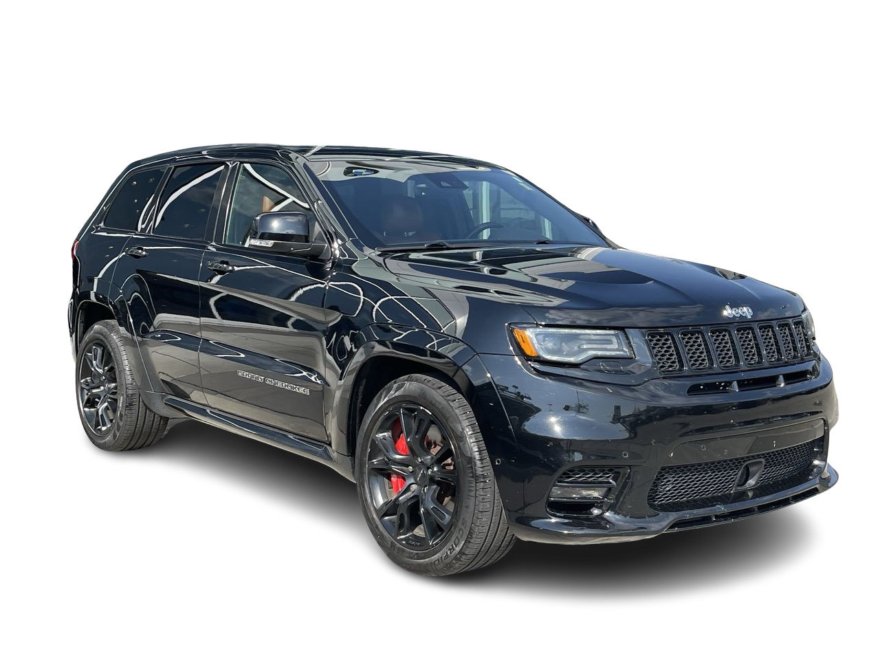 Used 2017 Diamond Black Crystal Pearl Jeep SRT image 15