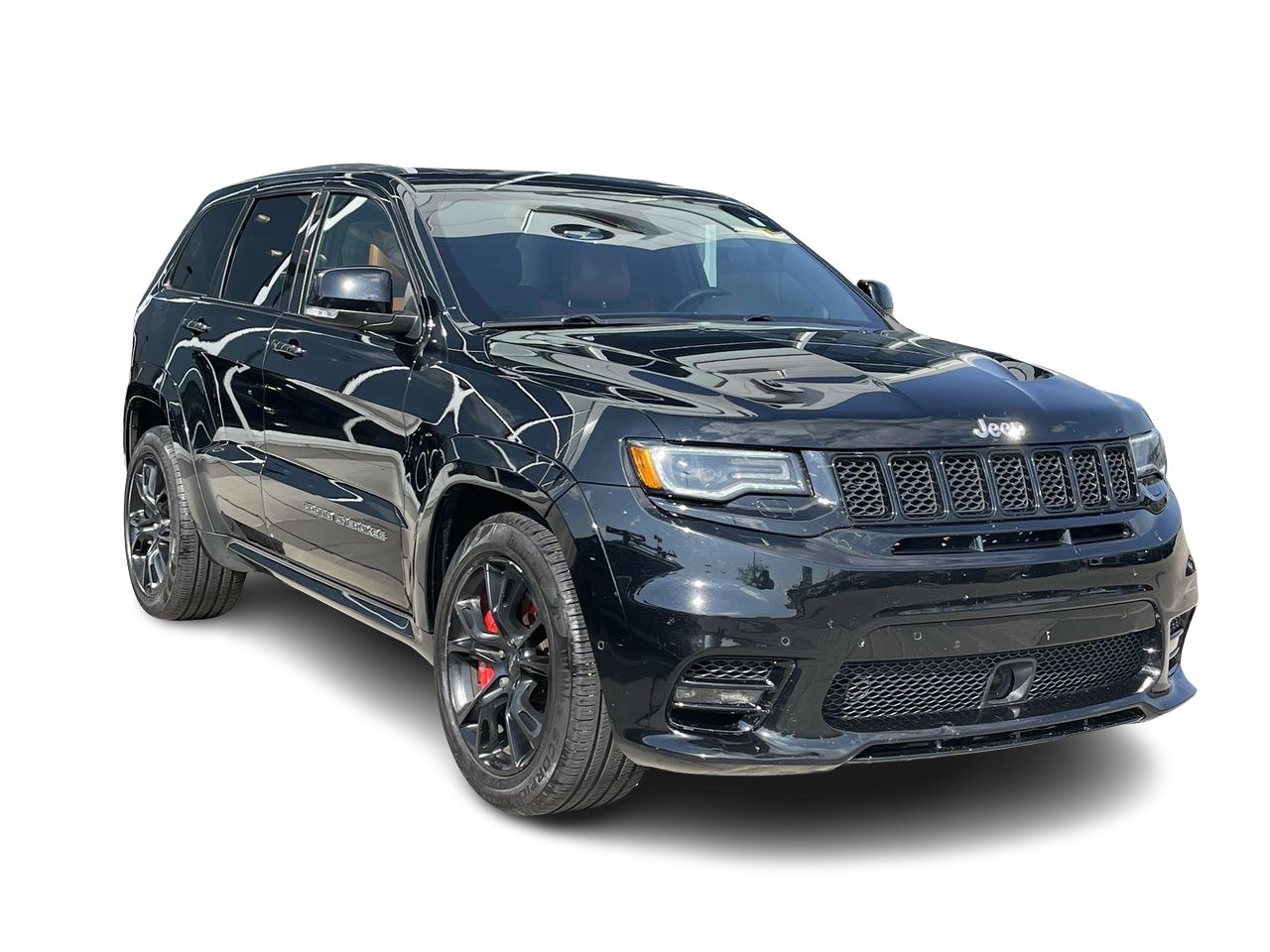 Used 2017 Diamond Black Crystal Pearl Jeep SRT image 16