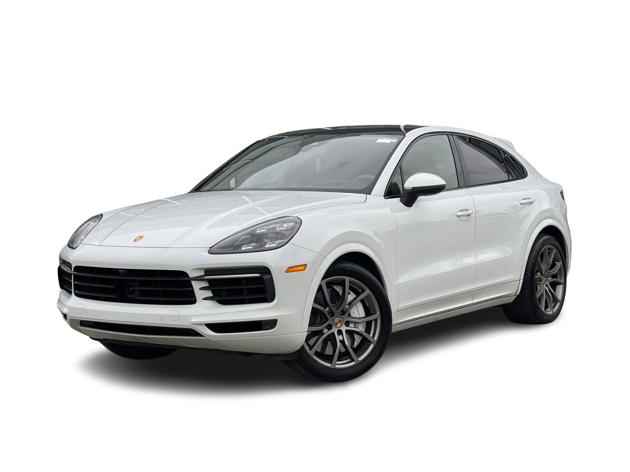 Carrara White Met 2020 Porsche Cayenne Coupe Coupe All-Wheel Drive Automatic