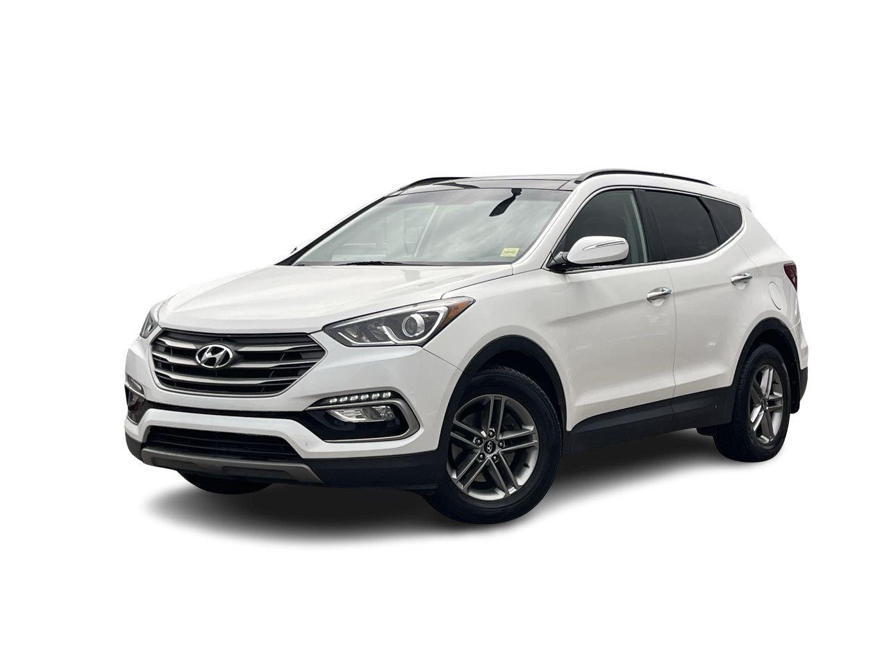 White 2018 Hyundai Santa Fe Sport SUV / Crossover All-Wheel Drive Automatic