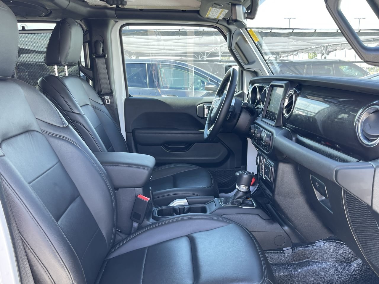Used 2021 Bright White Jeep Unlimited Altitude image 30