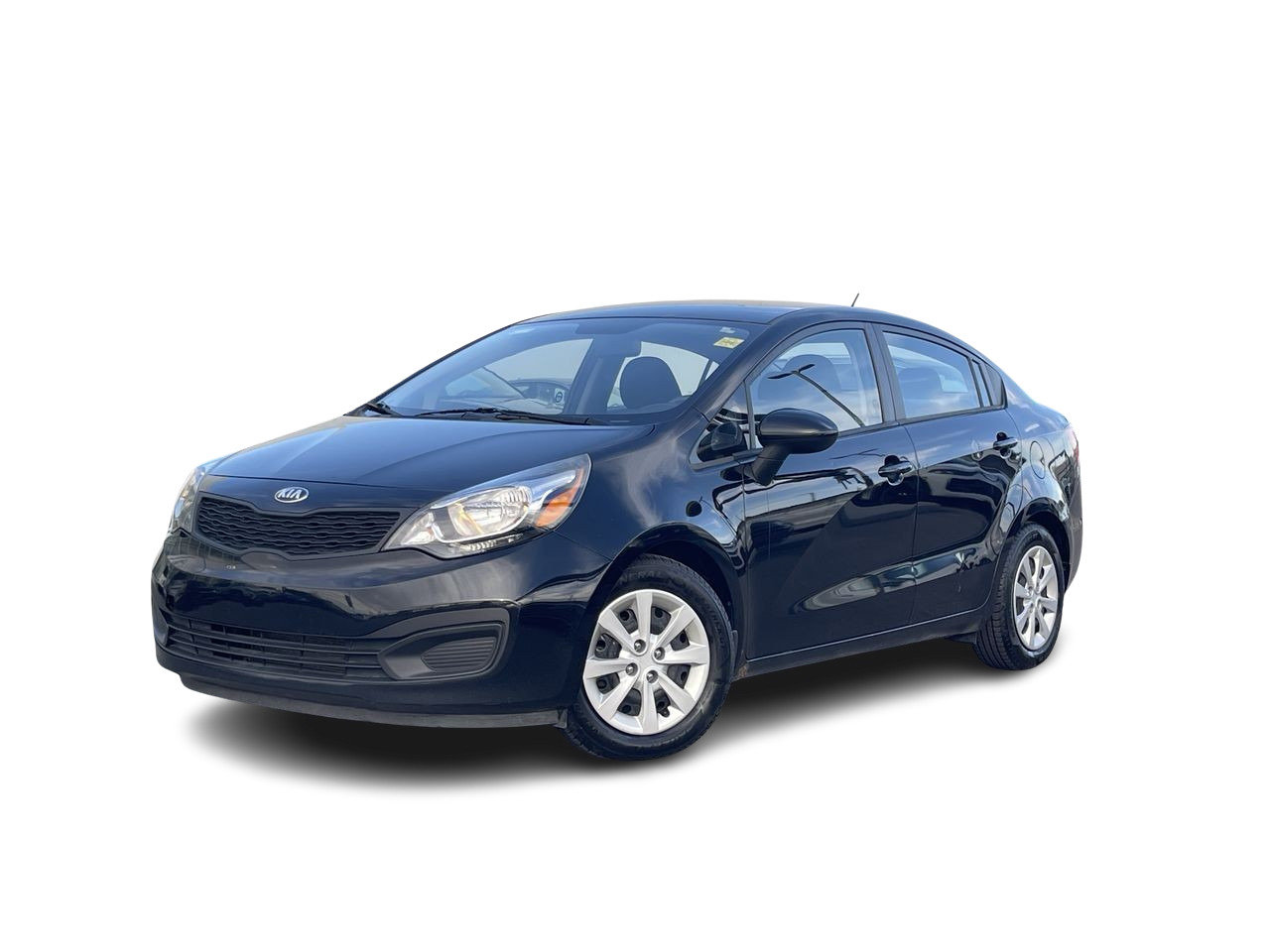 Aurora Black 2015 Kia Rio Sedan Front-Wheel Drive Automatic
