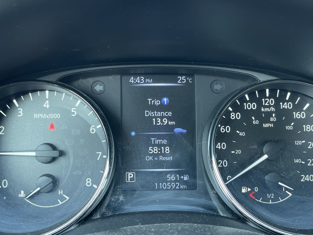 Used 2018 Caspian Blue Met Nissan SV image 23
