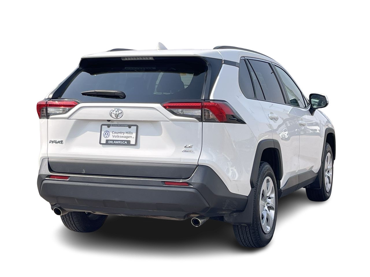 Used 2021 Super White Toyota LE image 10