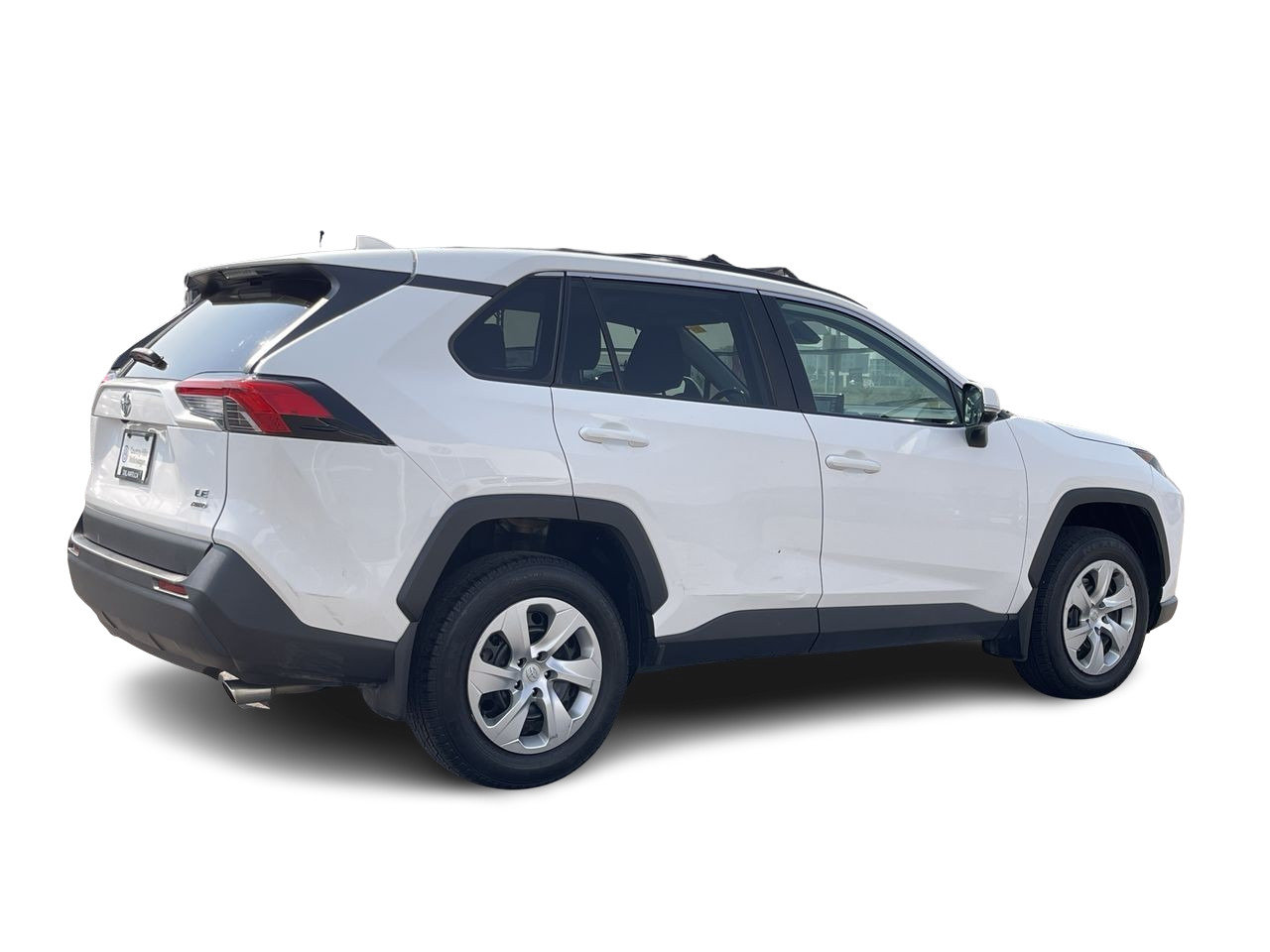 Used 2021 Super White Toyota LE image 12