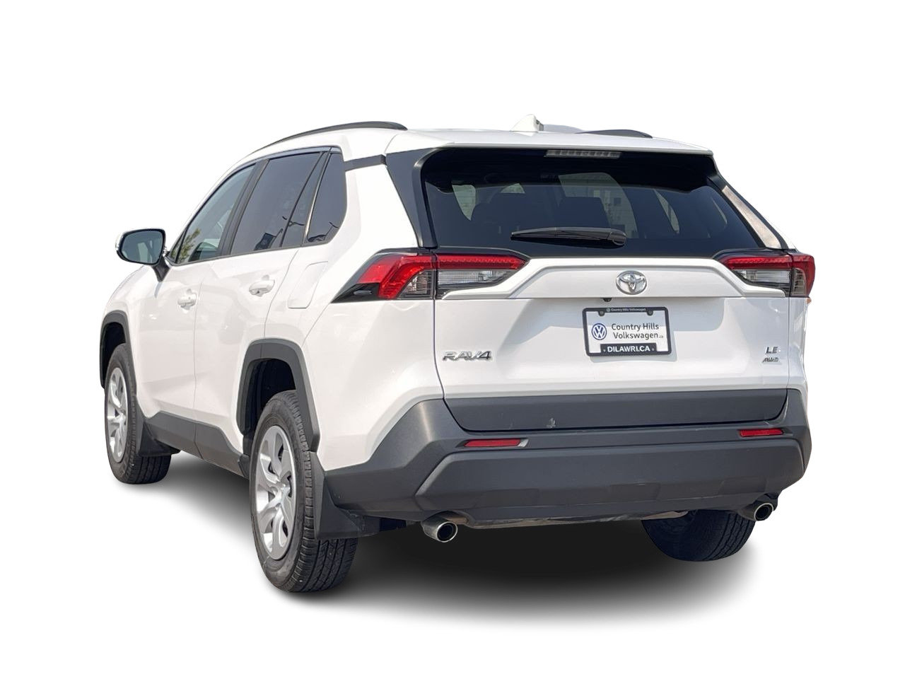 Used 2021 Super White Toyota LE image 8
