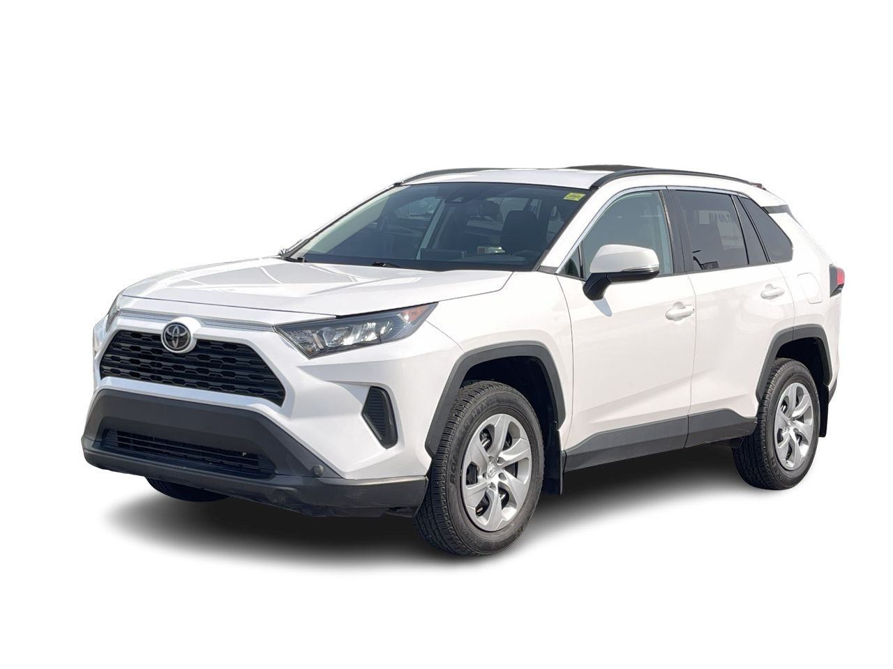Used 2021 Super White Toyota LE image 3