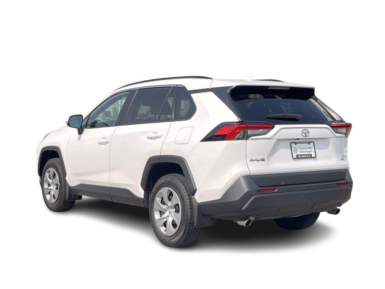 Used 2021 Super White Toyota LE image 7