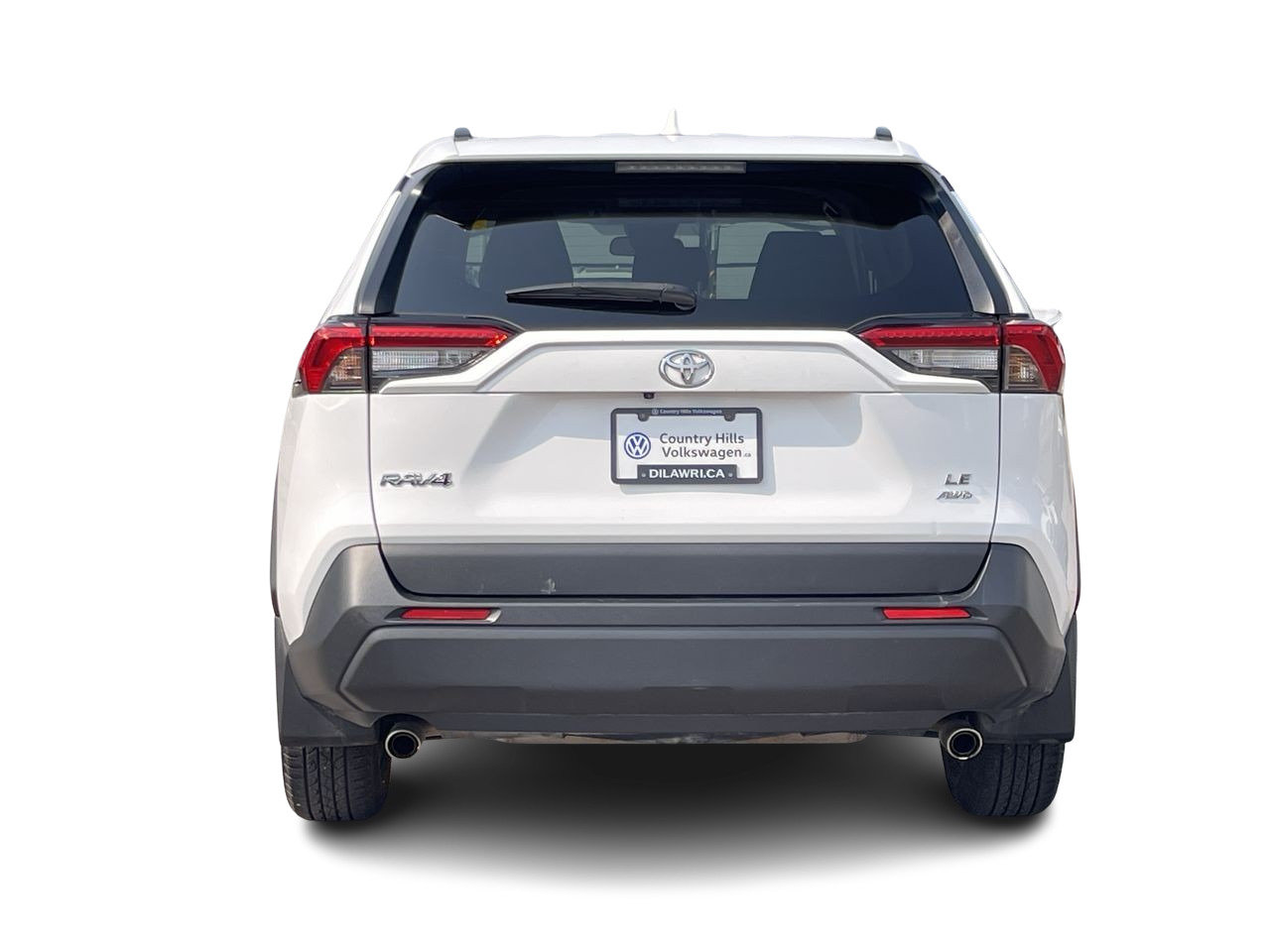 Used 2021 Super White Toyota LE image 9