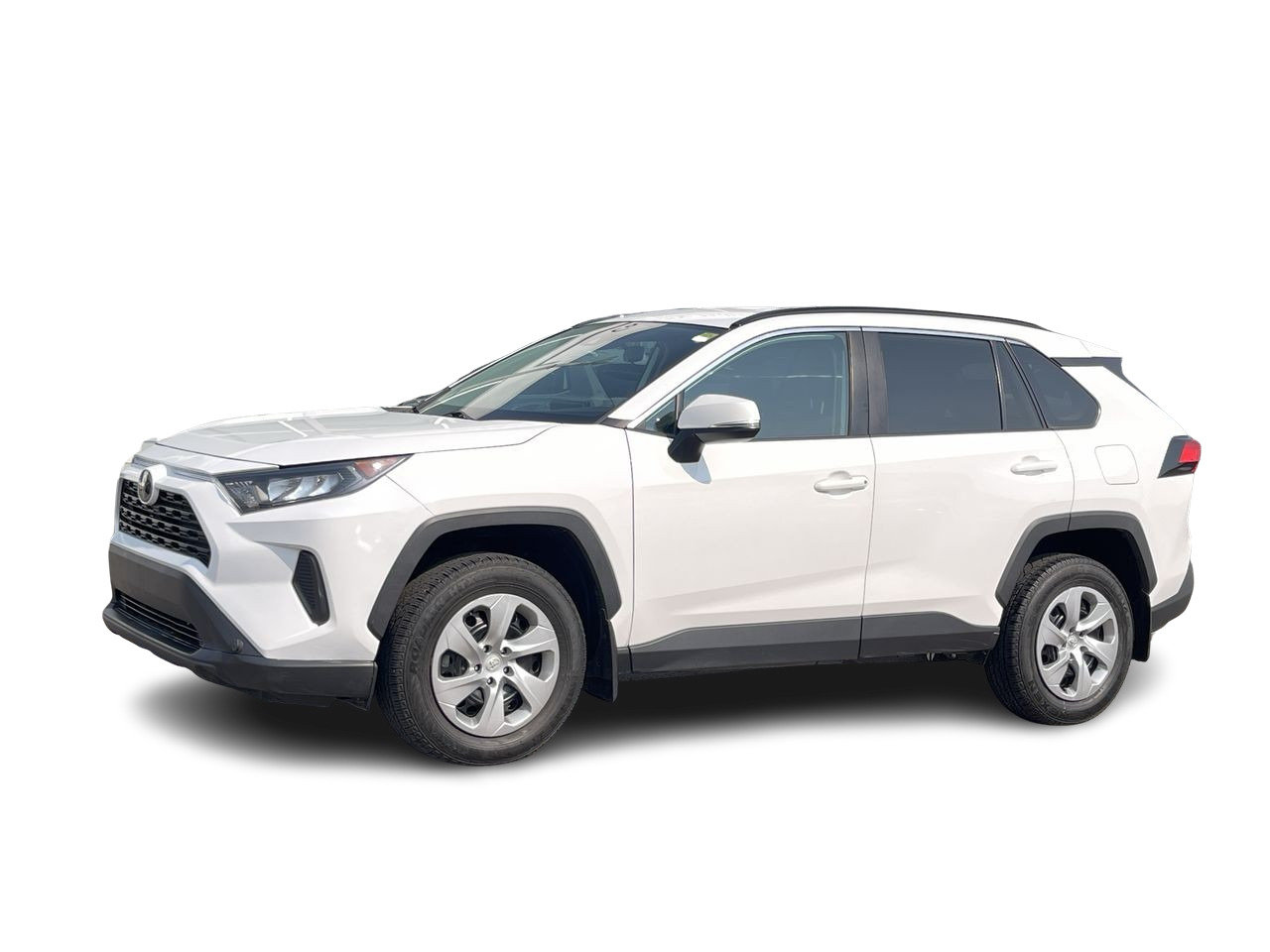 Used 2021 Super White Toyota LE image 4