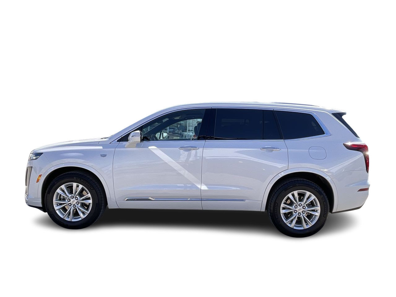 Used 2021 Crystal White Tricoat Cadillac Luxury AWD, 7 Passenger, Leather,. Navigation image 5
