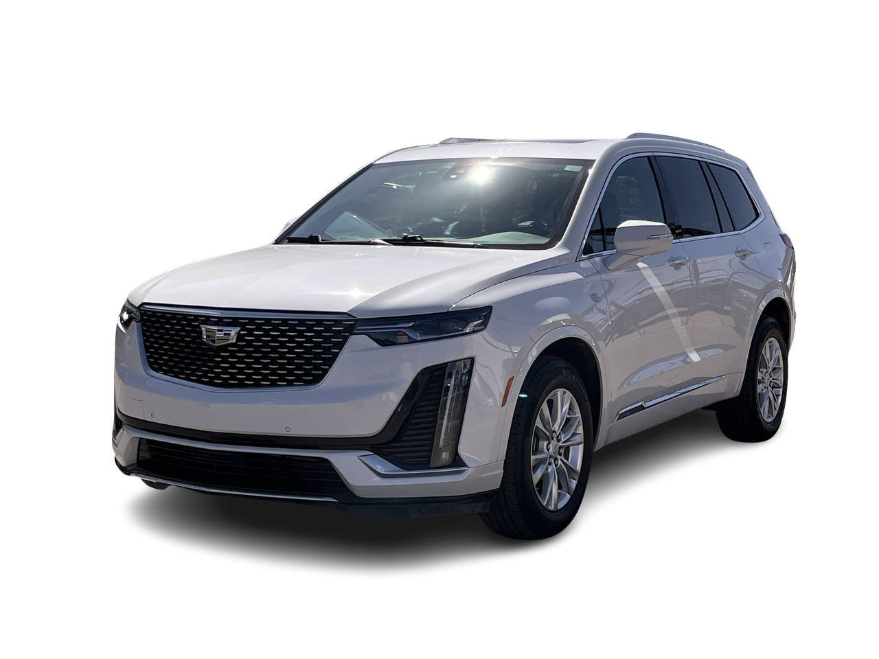 Used 2021 Crystal White Tricoat Cadillac Luxury AWD, 7 Passenger, Leather,. Navigation image 2