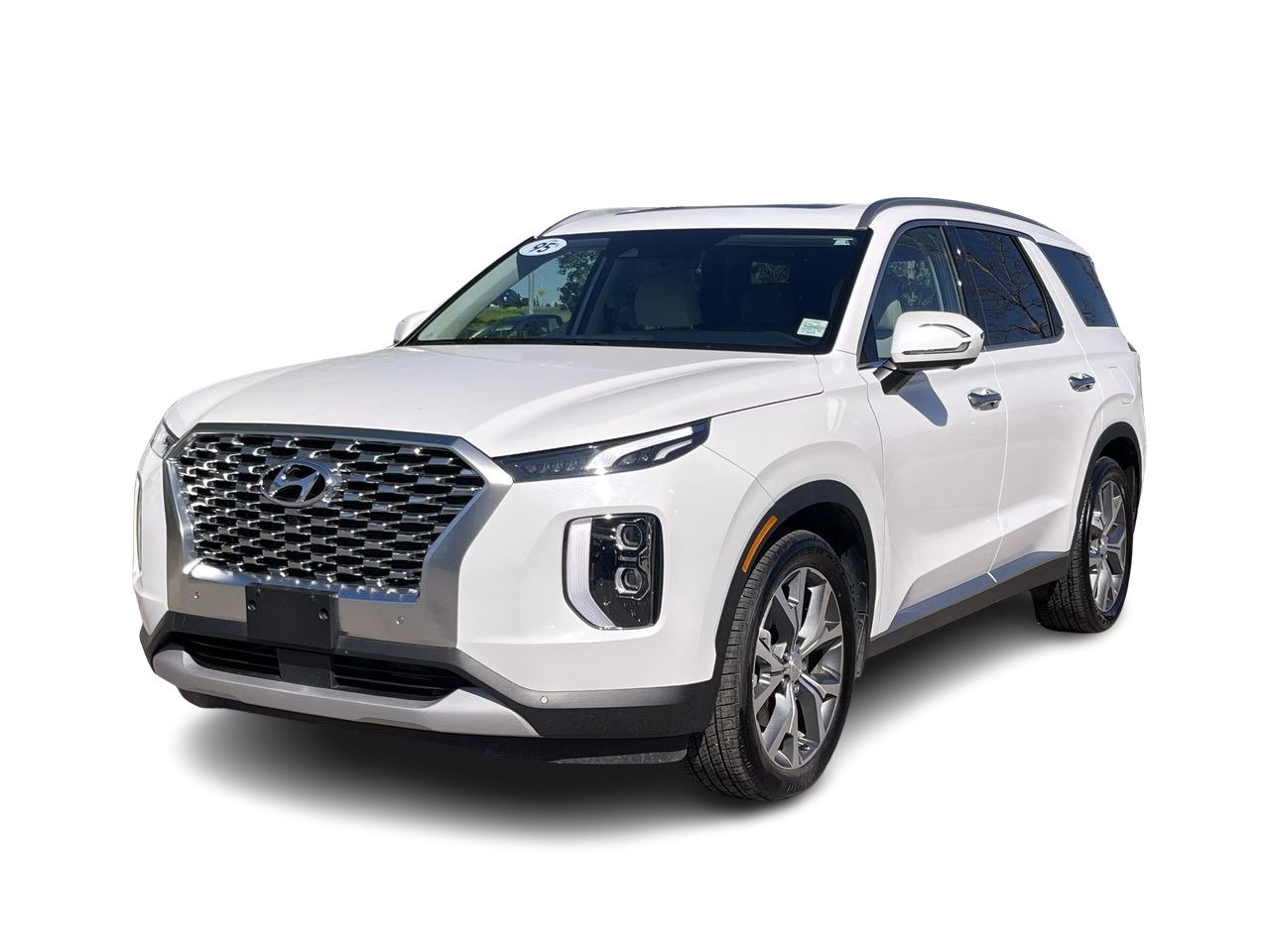 Used 2022 Hyper White Hyundai AWD Luxury 7 Passenger, Leather image 2