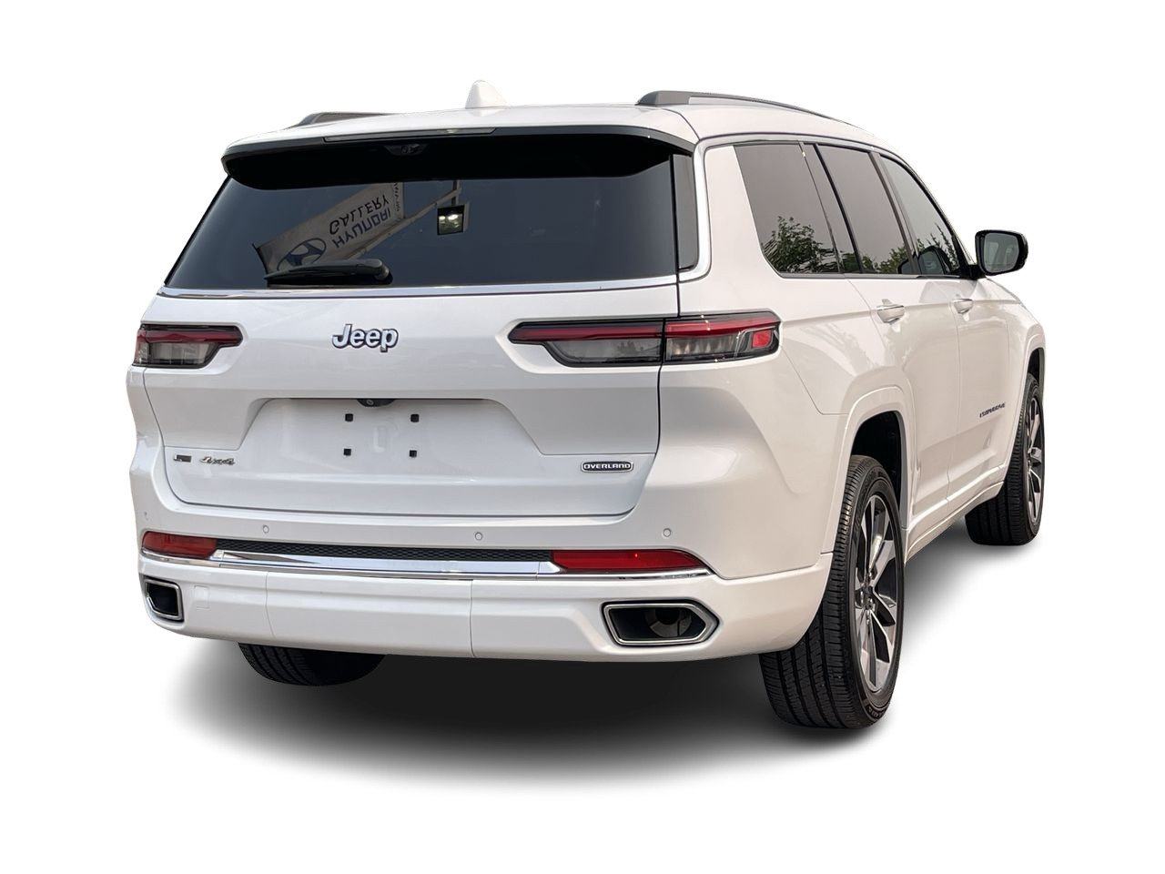 Used 2021 Bright White / Black Jeep L 4x4 V6 Overland, 7 Passenger, Leather image 10