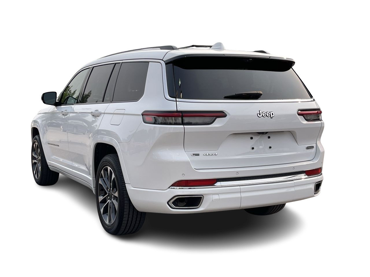 Used 2021 Bright White / Black Jeep L 4x4 V6 Overland, 7 Passenger, Leather image 8