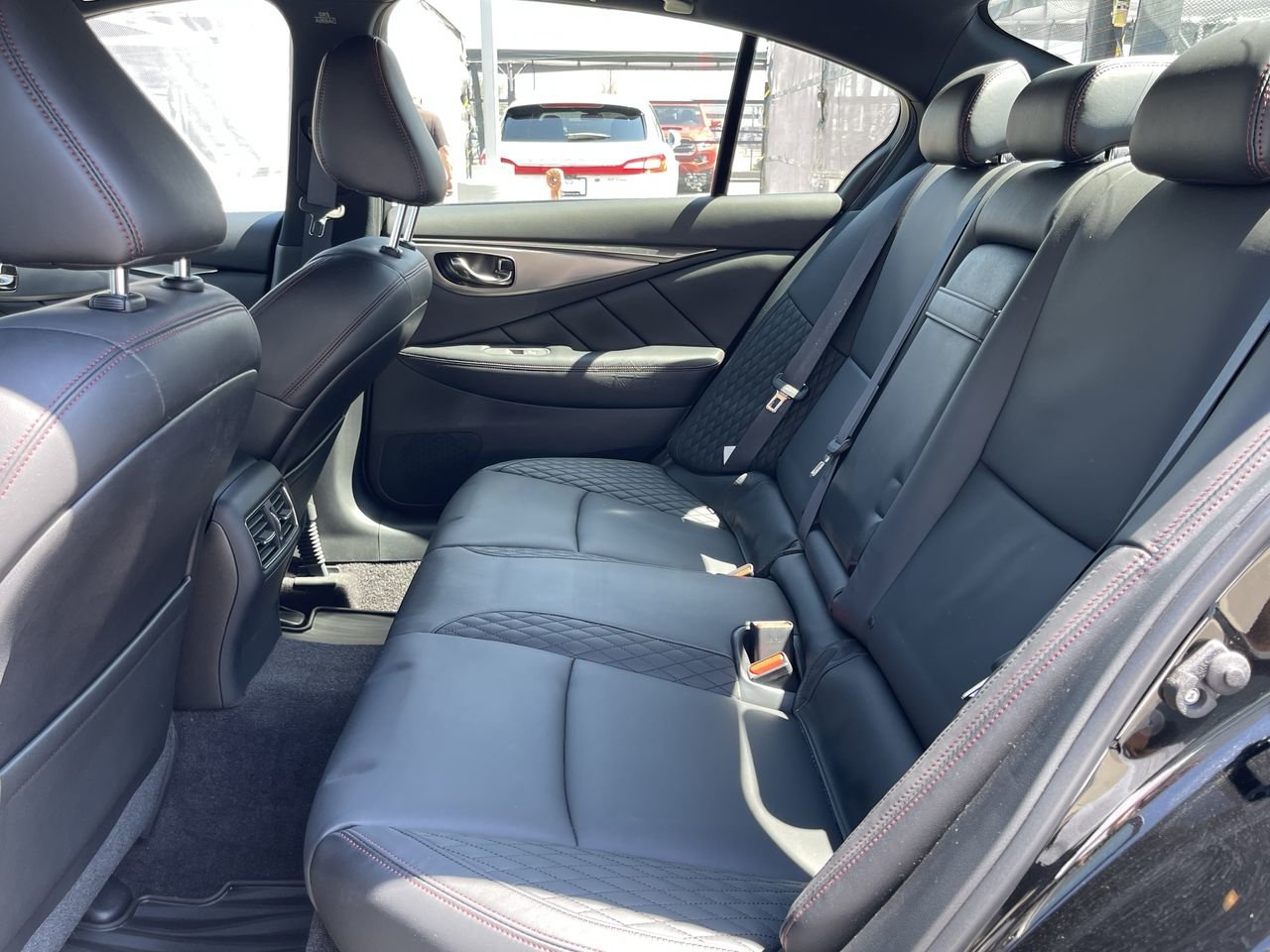 Used 2022 Midnight Black Pearl INFINITI Red Sport I-Line ProActive image 31