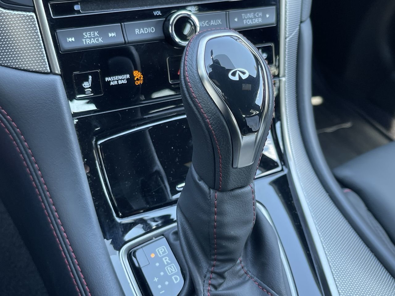 Used 2022 Midnight Black Pearl INFINITI Red Sport I-Line ProActive image 28