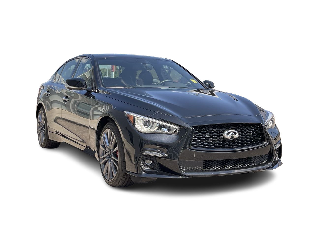 Used 2022 Midnight Black Pearl INFINITI Red Sport I-Line ProActive image 16