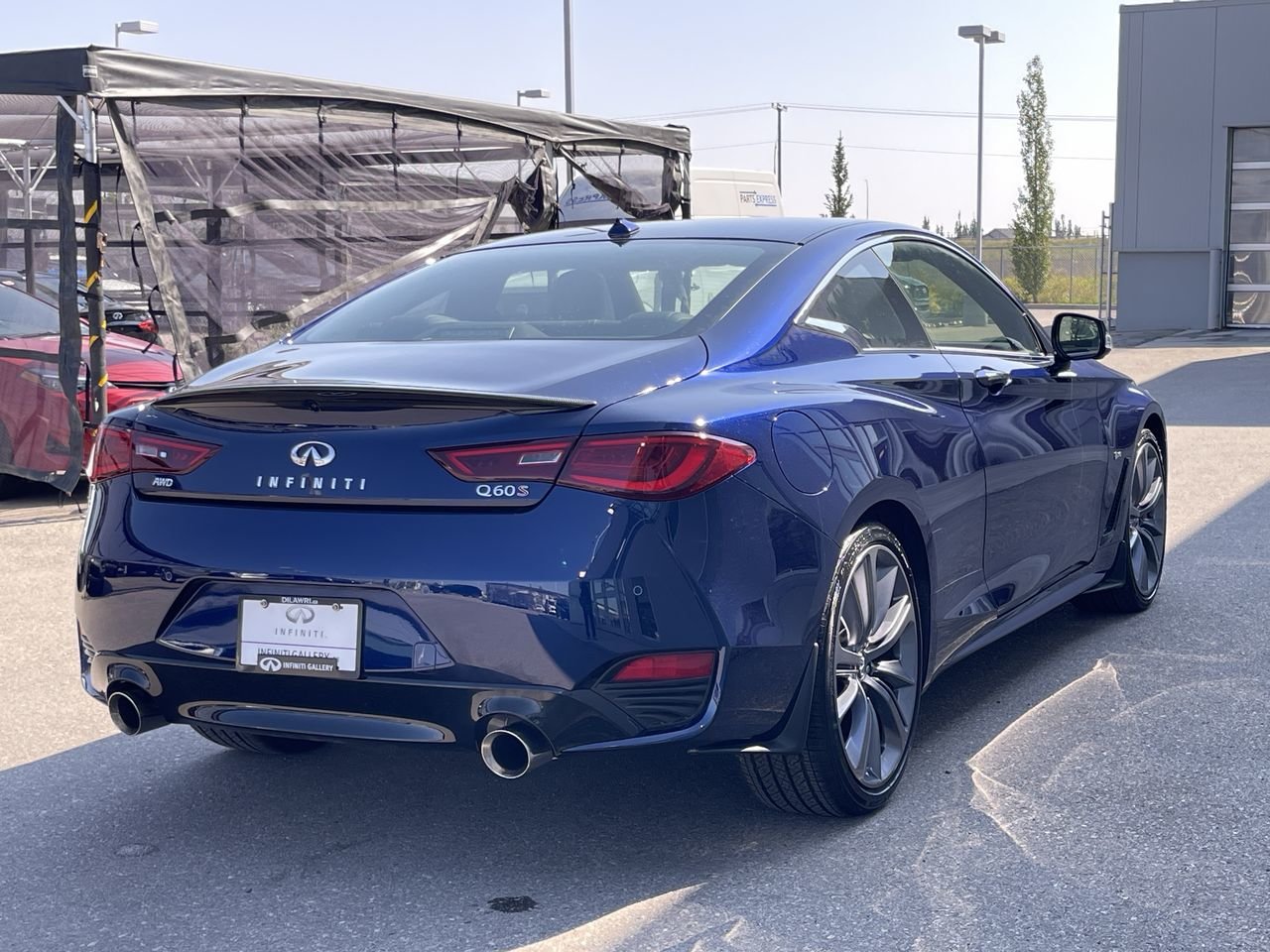 Used 2022 Grand Blue Pearl INFINITI 3.0T Red Sport I-Line image 10