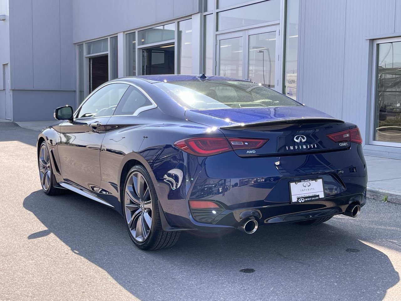 Used 2022 Grand Blue Pearl INFINITI 3.0T Red Sport I-Line image 8