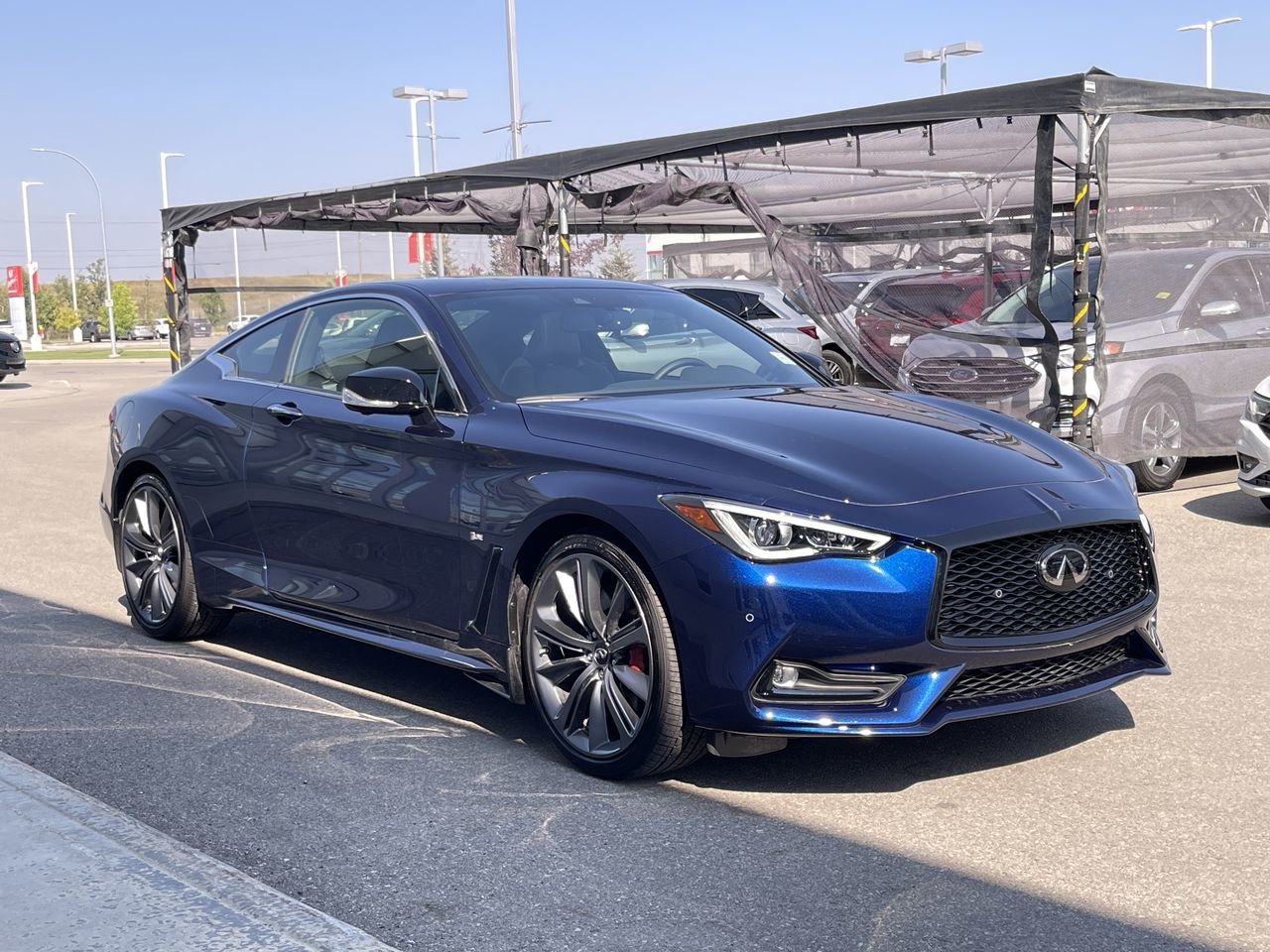 Used 2022 Grand Blue Pearl INFINITI 3.0T Red Sport I-Line image 15