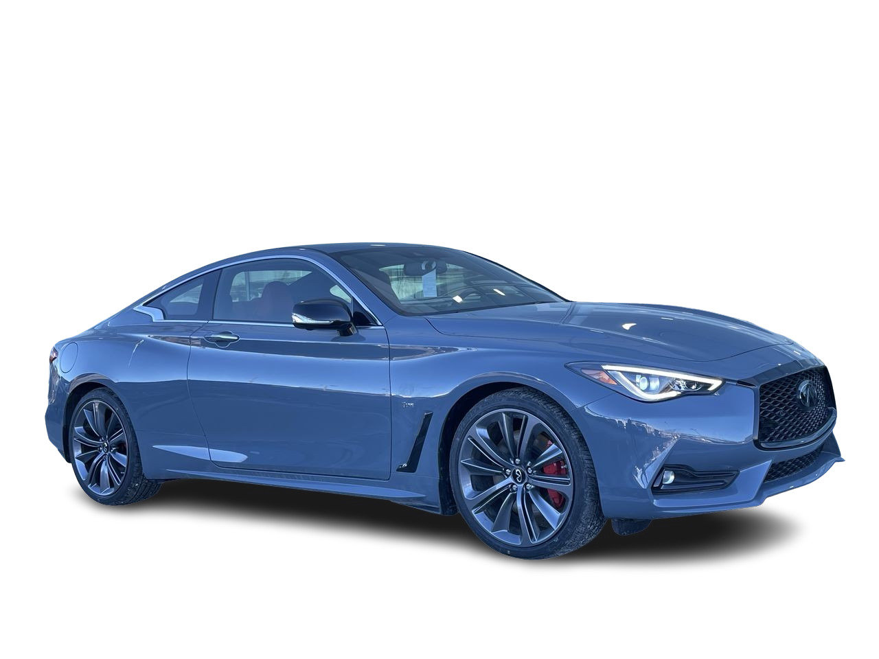 Used 2022 Slate Grey Pearl Met INFINITI 3.0T Red Sport I-Line image 14