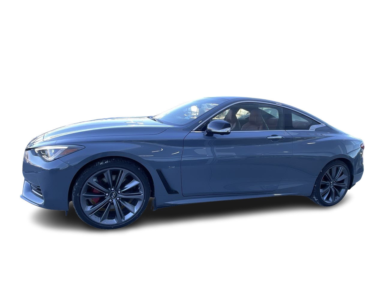 Used 2022 Slate Grey Pearl Met INFINITI 3.0T Red Sport I-Line image 5
