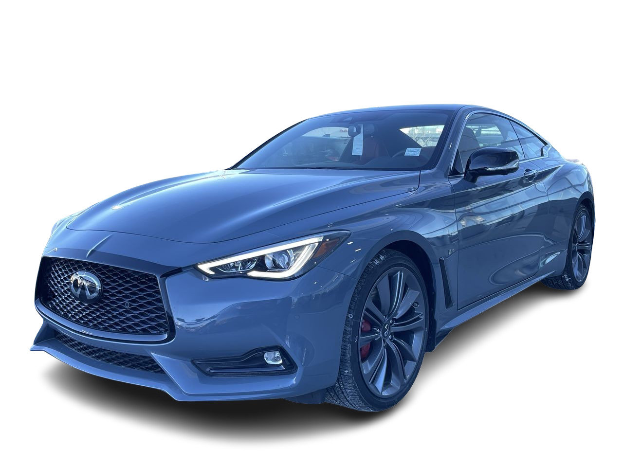 Used 2022 Slate Grey Pearl Met INFINITI 3.0T Red Sport I-Line image 2