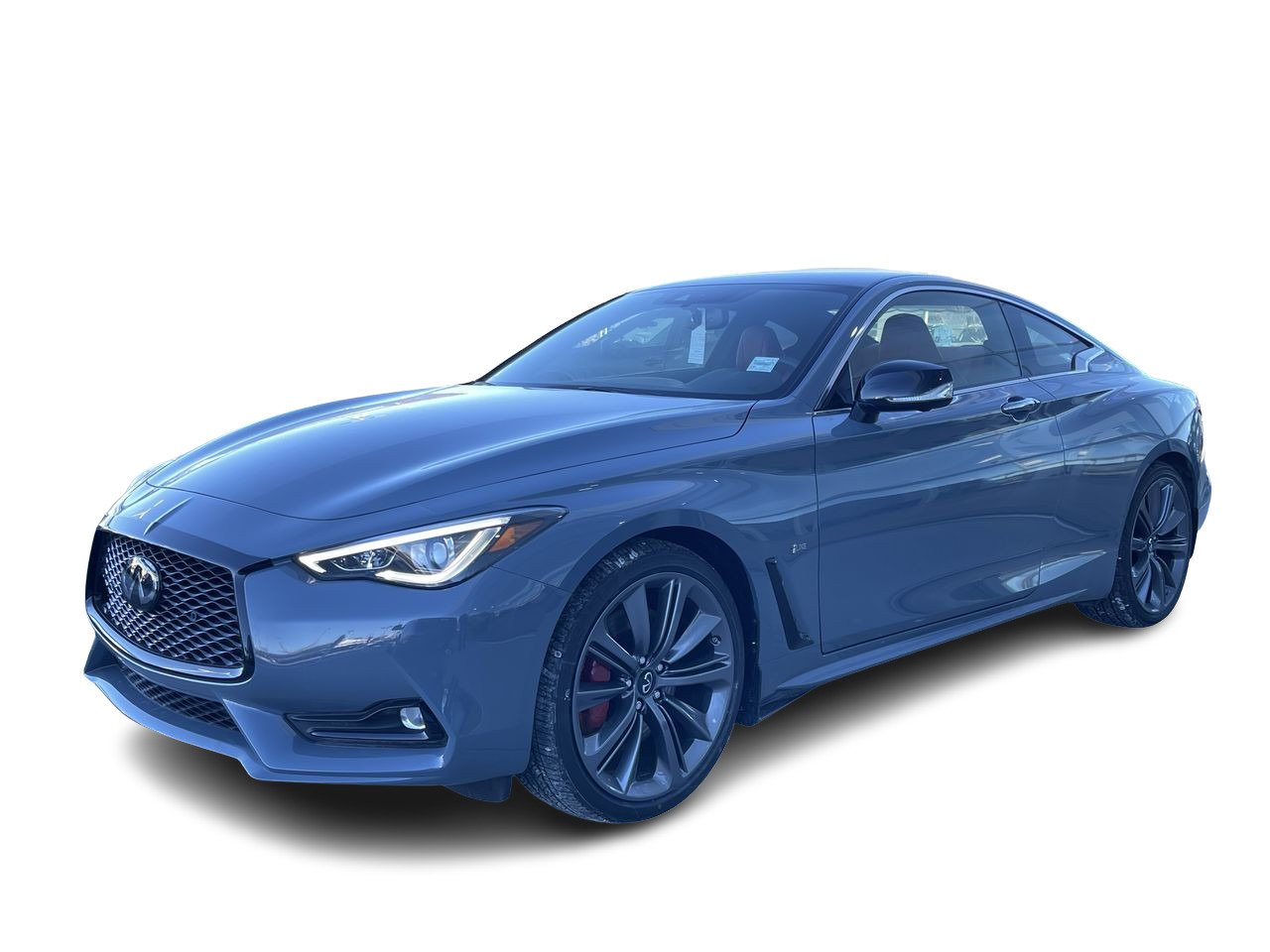 Used 2022 Slate Grey Pearl Met INFINITI 3.0T Red Sport I-Line image 3