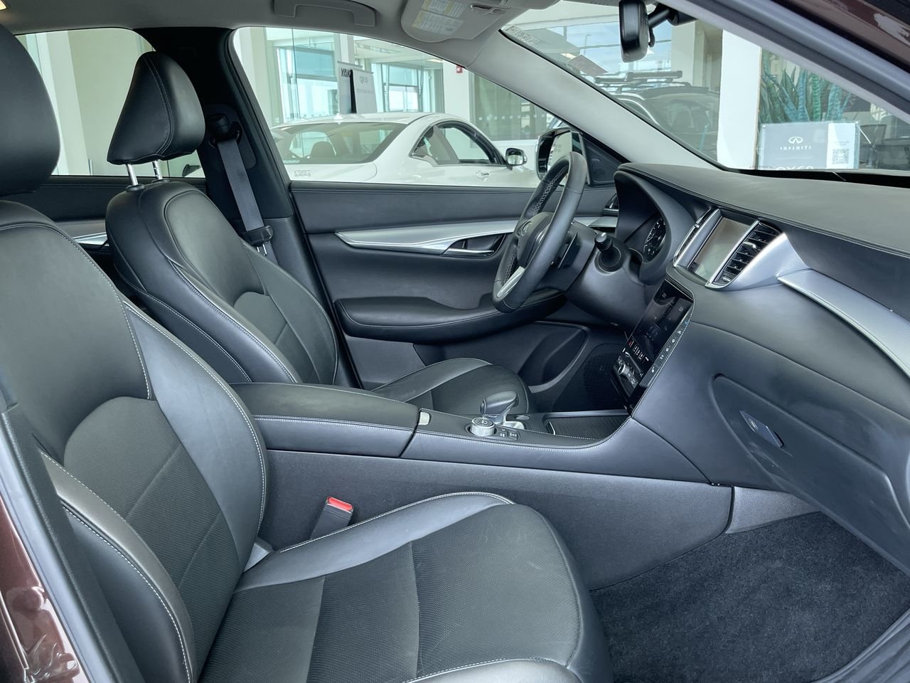 Certified Used 2021 Mocha Almond Met INFINITI 2.0T Essential Tech AWD image 33