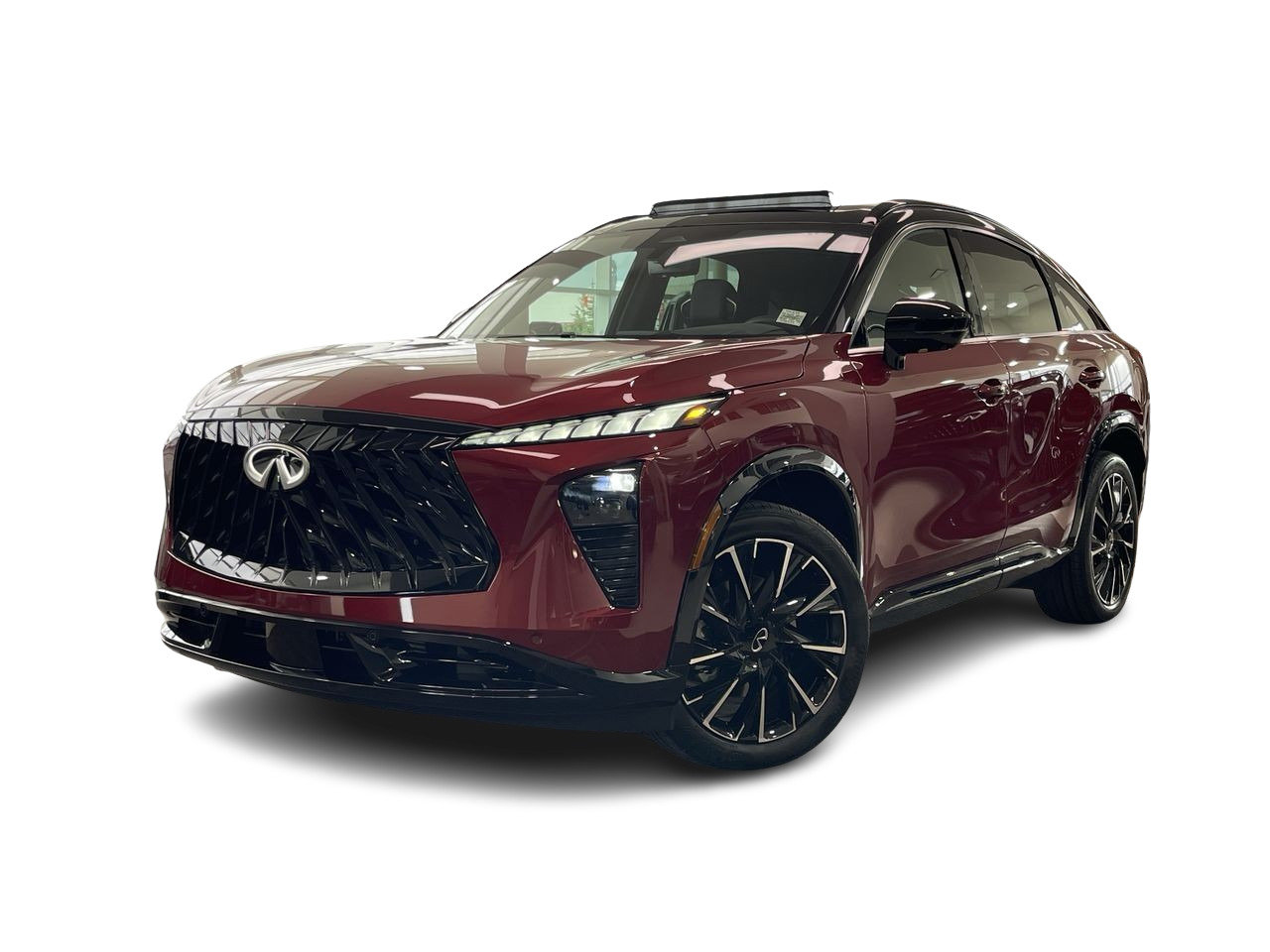 2-Tone Black Obsidian / Sunfire Red 2027 INFINITI QX65 Autograph AWD SUV / Crossover All-Wheel Drive Automatic