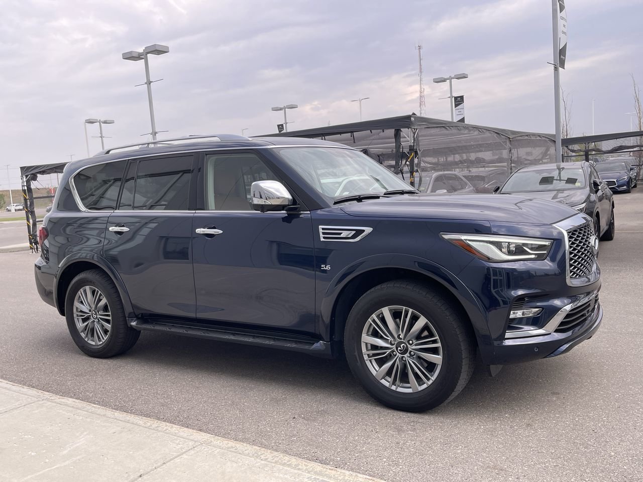 Used 2019 Hermosa Blue Pearl INFINITI 8-Passenger image 14