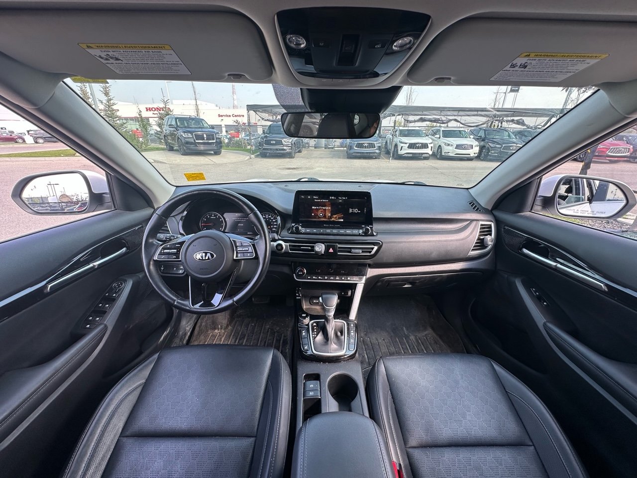 Used 2021 Snow White Pearl Kia EX Premium AWD image 2