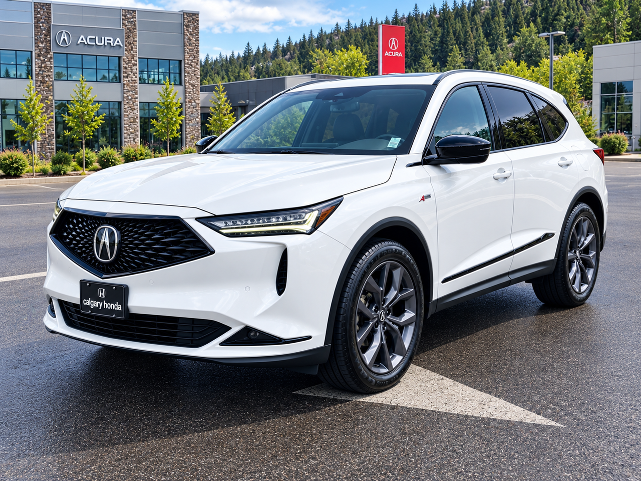 Platinum White Pearl 2023 Acura MDX SUV / Crossover All-Wheel Drive Automatic