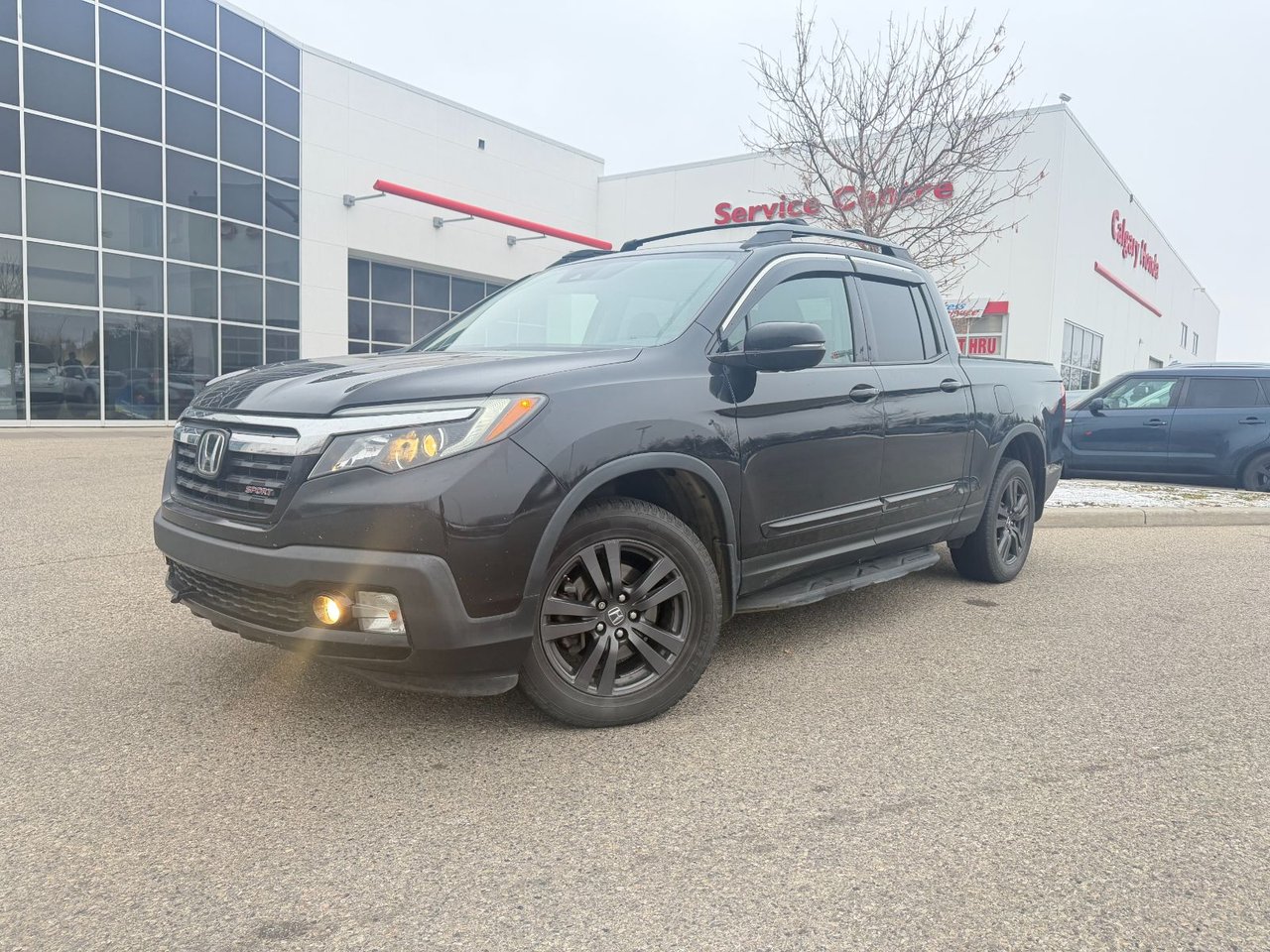 Black 2017 Honda Ridgeline Pickup Truck All-Wheel Drive Automatic