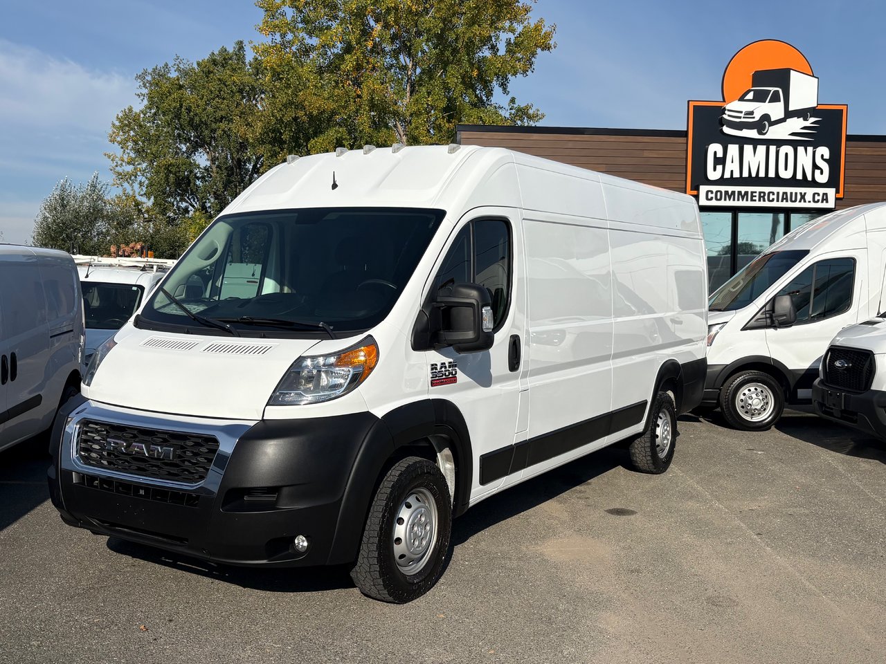 Bright White 2019 RAM ProMaster Van Front-Wheel Drive Automatic