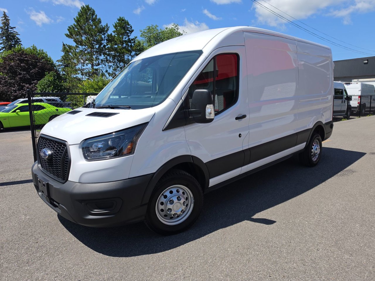 Oxford White 2025 Ford Transit Cargo Van All-Wheel Drive Automatic