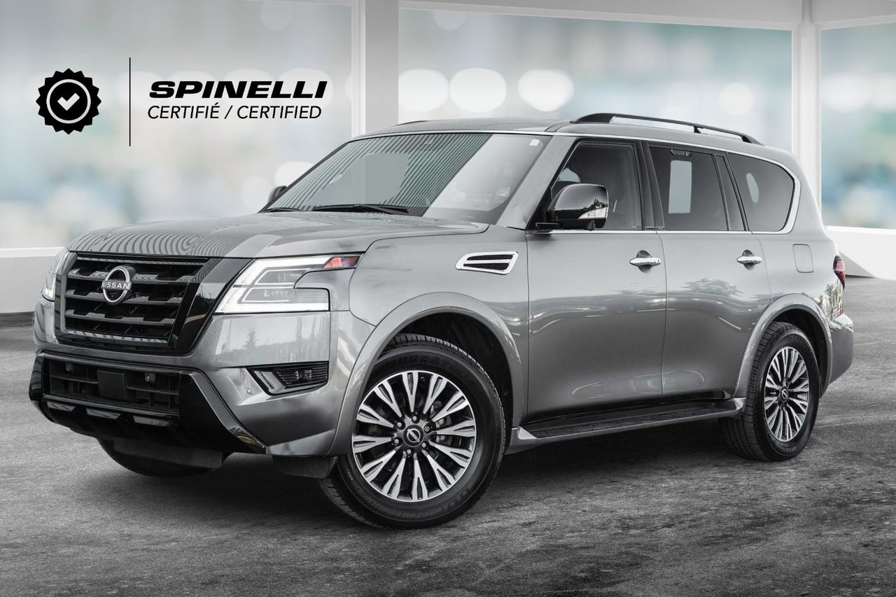 Gray (Gun Metallic) 2023 Nissan Armada SUV / Crossover Four-Wheel Drive Automatic