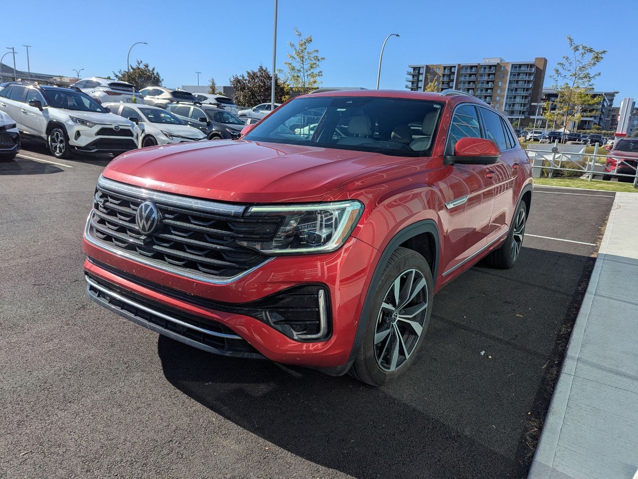 Aurora Red Chroma 2024 Volkswagen Atlas Cross Sport SUV / Crossover  Automatic