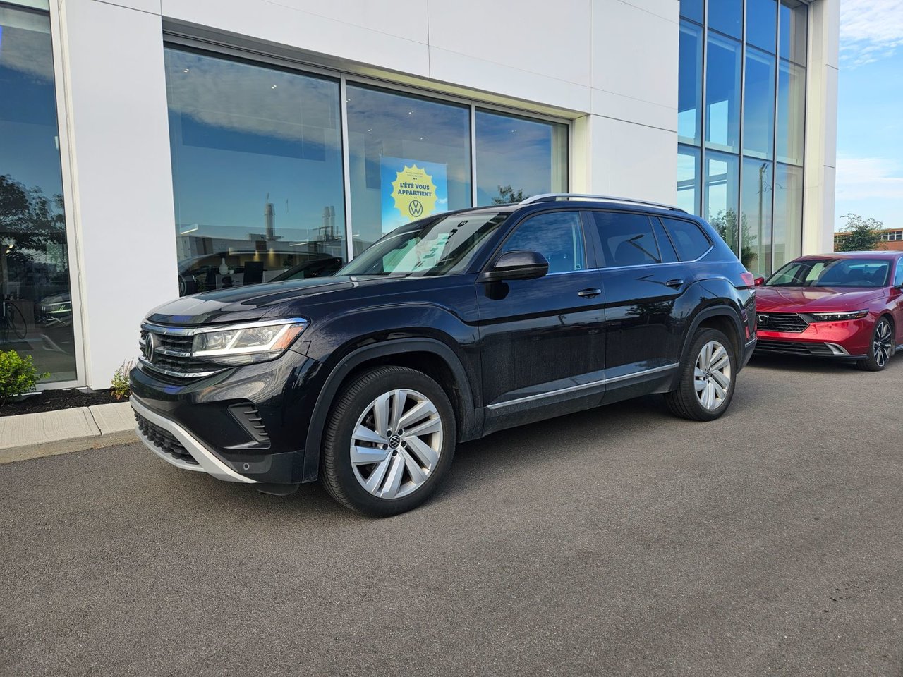 Deep Black Pearl 2021 Volkswagen Atlas SUV / Crossover All-Wheel Drive Automatic
