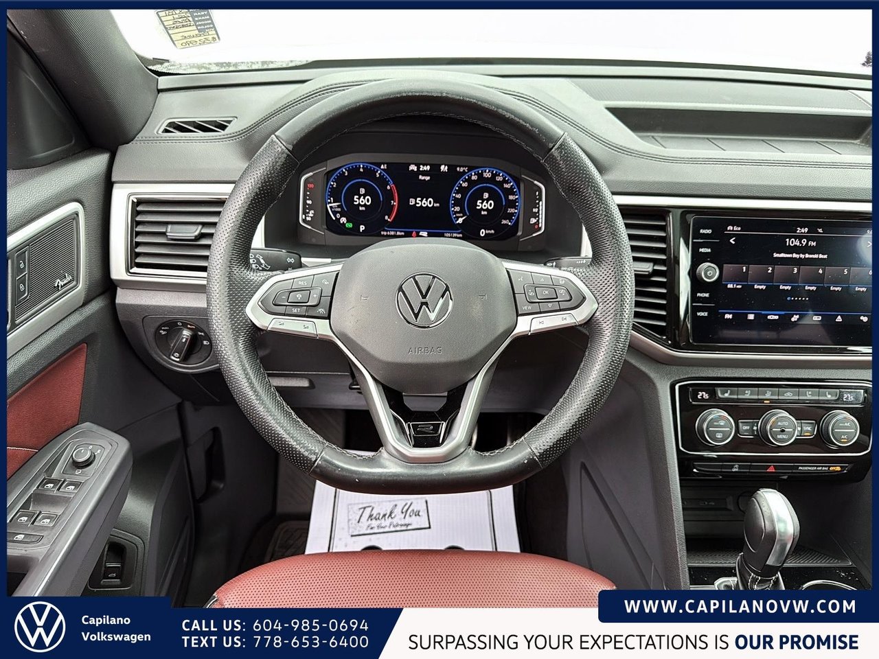 2021 Volkswagen Atlas Cross Sport Execline 2.0TSI 4MOTION | R Line Package Just Arrived! Local Vehicle, Very Well-Equipped