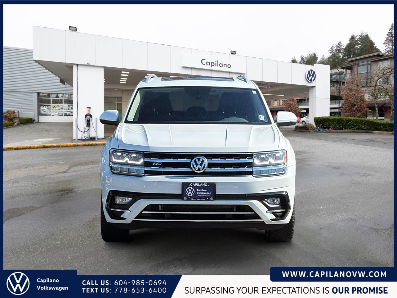 2019 Volkswagen Atlas Highline 3.6L 4MOTION | R Line Package | 3rd Row Just Arrived! Local Vehicle, Well Equipped