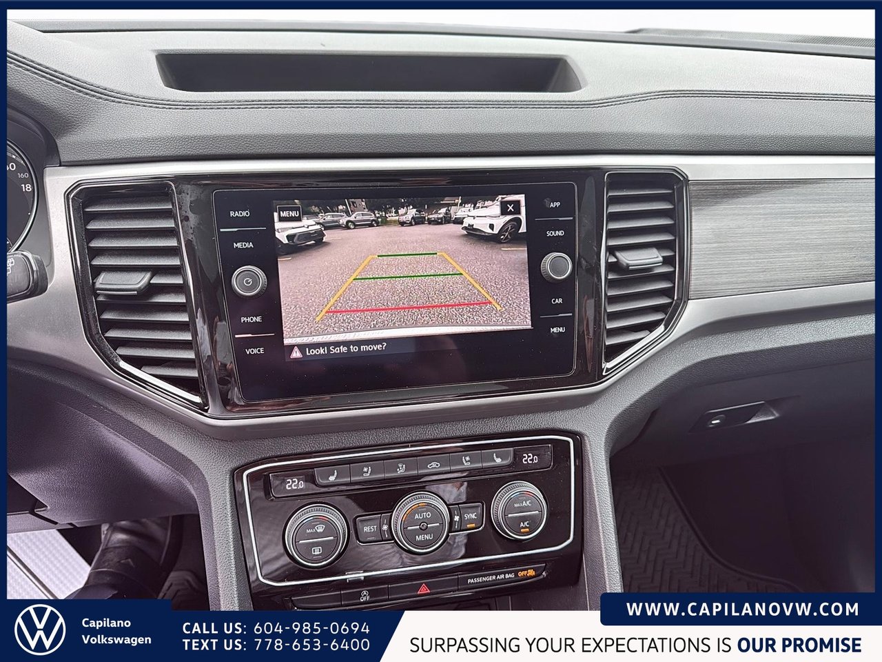2021 Volkswagen Atlas Highline 3.6L 4MOTION + Captain's Chair Package Just Arrived! Local, No Accidents, AWD