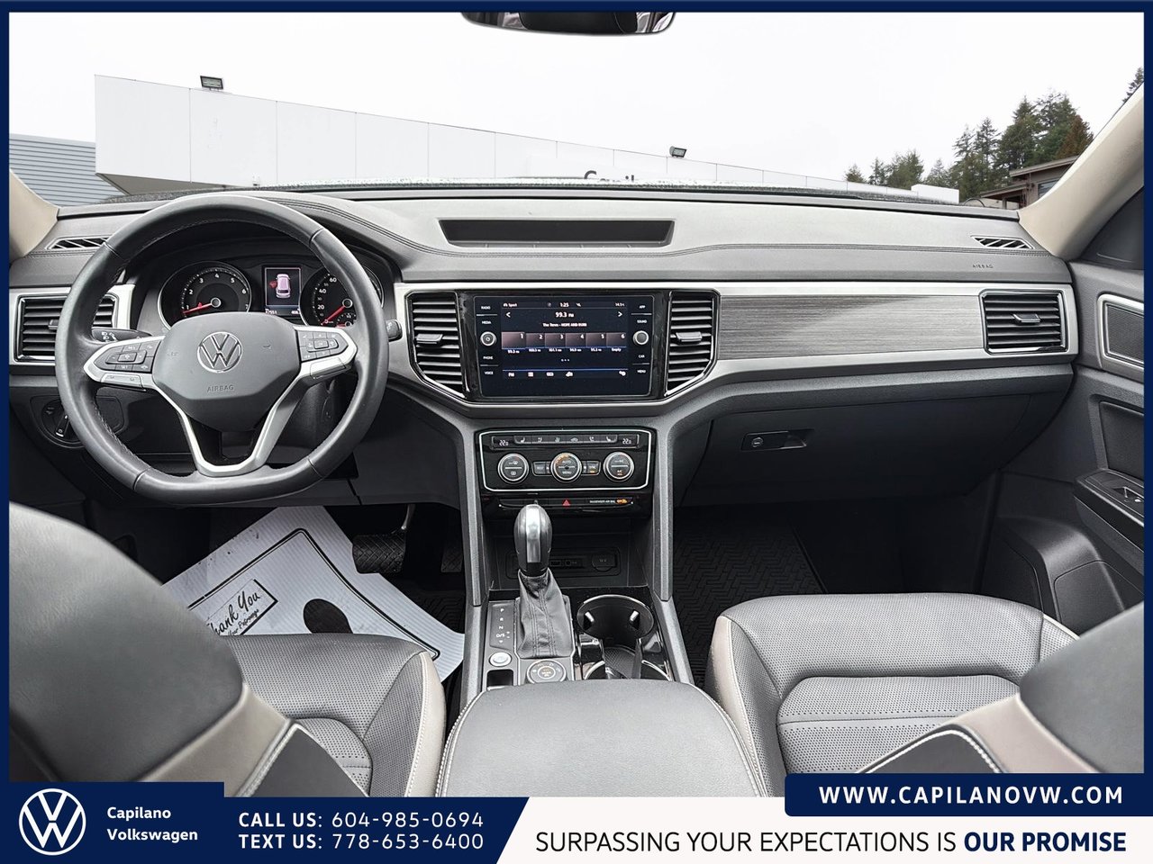 2021 Volkswagen Atlas Highline 3.6L 4MOTION + Captain's Chair Package Just Arrived! Local, No Accidents, AWD