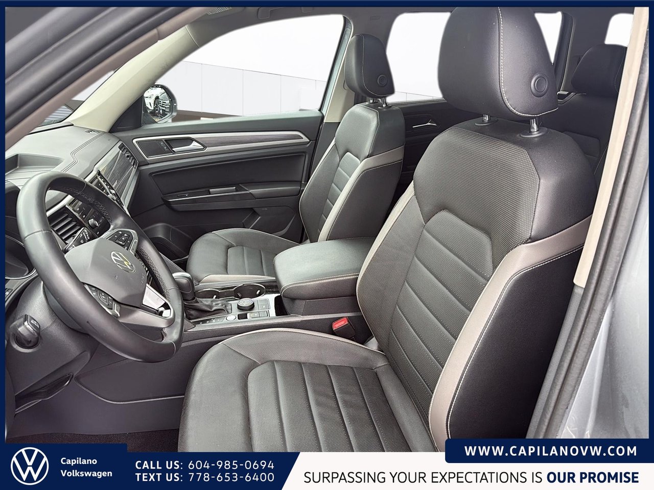 2021 Volkswagen Atlas Highline 3.6L 4MOTION + Captain's Chair Package Just Arrived! Local, No Accidents, AWD